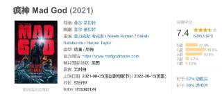 疯神 Mad God (2021)