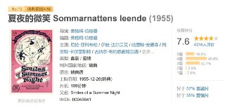 夏夜的微笑 Sommarnattens leende (1955)