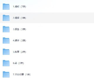 一套标准的国企通用公文模板丨7大类22小类