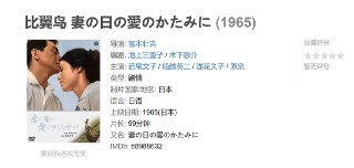 比翼鸟 妻の日の愛のかたみに (1965)