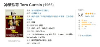 冲破铁幕 1966年经典惊悚间谍电影 保罗·纽曼朱丽·安德鲁斯主演