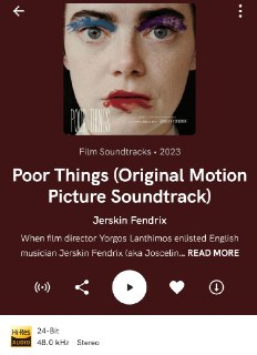 电影 可怜的东西 配乐原声带OST FLAC qobuz
