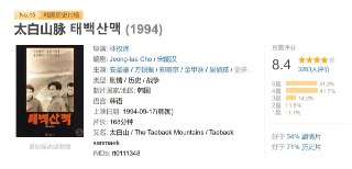 太白山脉 태백산맥 (1994)
