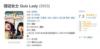 猜谜女士 Quiz Lady (2023) 【喜剧】奥卡菲娜 吴珊卓 姐妹情谊与社交网络崛起