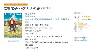 怪物之子 バケモノの子 (2015)