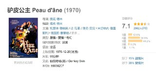 驴皮公主 Peau d'âne (1970)