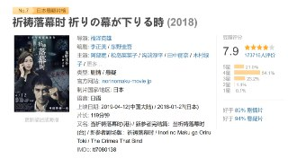 祈祷落幕时 祈りの幕が下りる時 (2018)