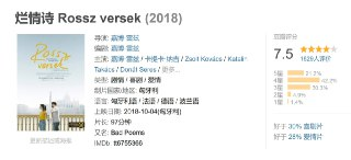 烂情诗 Rossz versek (2018)