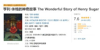 亨利·休格的神奇故事 The Wonderful Story of Henry Sugar (2023)