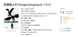 无望的人们 Szegénylegények (1966)