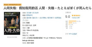 人间失格：假如我死的话 人間・失格～たとえばぼくが死んだら (1994)