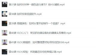 PR基础全通关：从0到1，快速进阶PR视频剪辑大神指南（全42课）