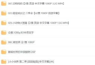 央视推荐的儿童记录片合集，全龄段必看精选，感受真实世界