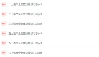 小学1-6年级语文上册知识点总结，重点解析与学习指导