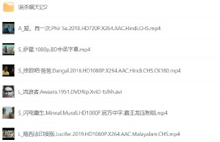 印度热门电影78部合集：1080P高清版+中文字幕全体验