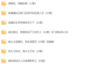 11月最新短剧合集，23部必看热门剧推荐