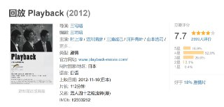 回放 Playback (2012)