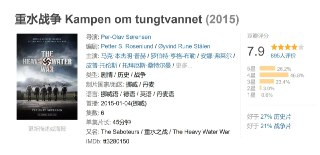 重水战争 Kampen om tungtvannet (2015)
