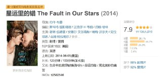 星运里的错 The Fault in Our Stars (2014)