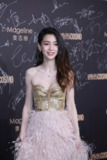 Angelababy 时尚COSMO盛典红毯照片花絮，大尺度露胸爆乳装，时尚性感
