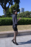 精选街拍作品|0黑丝包臀裙美女