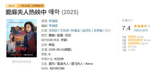 爱麻夫人热映中 애마 (2025)