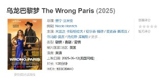 乌龙巴黎梦 The Wrong Paris (2025)
