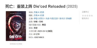 死亡：重装上阵 Die'ced Reloaded (2025)