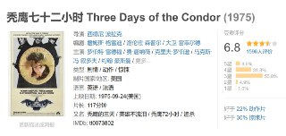 秃鹰七十二小时 Three Days of the Condor (1975)