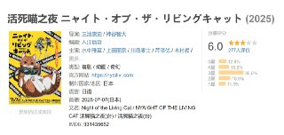 活死喵之夜 ニャイト・オブ・ザ・リビングキャット (2025)