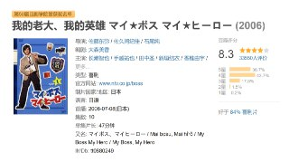 我的老大、我的英雄 マイ★ボス マイ★ヒーロー (2006)