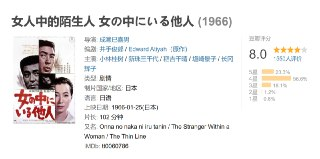 女人中的陌生人 女の中にいる他人 (1966)