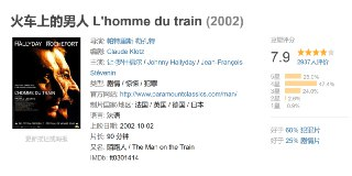 火车上的男人 L'homme du train (2002)