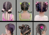 【电子书】儿童编发教程全集，小女孩日常发型图解+视频教学