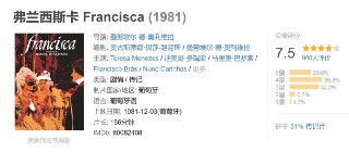 弗兰西斯卡 Francisca (1981)