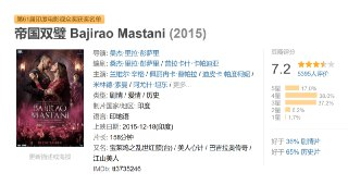 帝国双璧 Bajirao Mastani (2015)