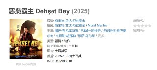 恶枭霸主 Dehşet Bey (2025)