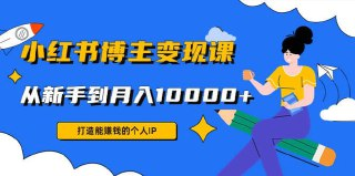 厦九九 – 9节小红书博主赚钱课