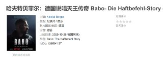 哈夫特贝菲尔：德国说唱天王传奇 Babo- Die Haftbefehl-Story (2025)