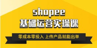 【完结】跨境Shopee(虾皮）基础运营实操课