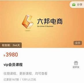 六邦电商vip会员课程2024年 (价值3980元)