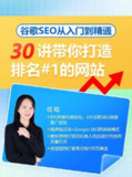 谷歌SEO从入门到精通,30讲带你打造排名