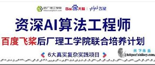 【后厂理工学院】百度飞桨联合设计双证资深AI实战工程师(CV方向)