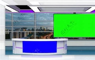 虚拟演播厅绿幕素材合集