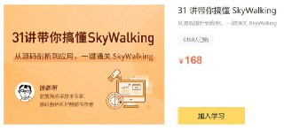 拉勾 – 31 讲带你搞懂 SkyWalking