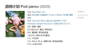 酒精计划 Pod parou (2025)